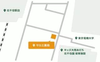 サカエ薬局 駅前店地図